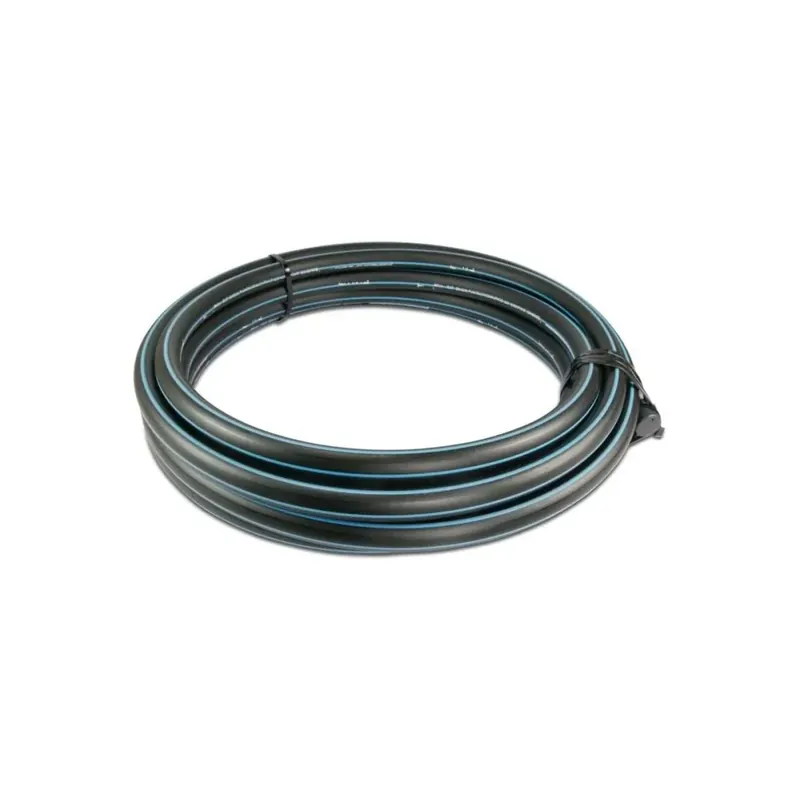 Nur Heute PE80 Rohr 40mm, Druckrohr, Wasserrohr, 12,5 bar, SDR 11, Schwarz/Blau, 1m, DVGW
